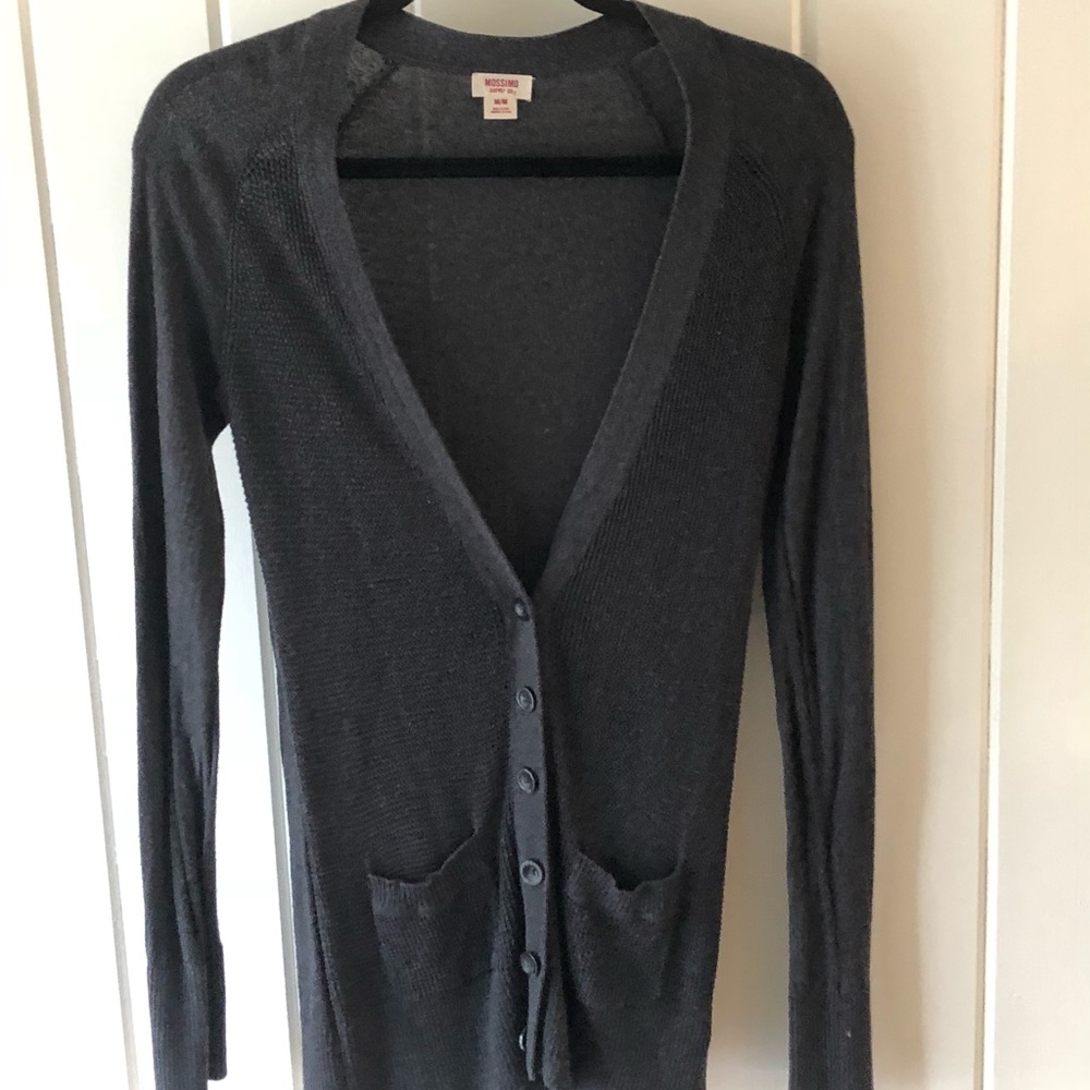 Dark Gray Cardigan sweater